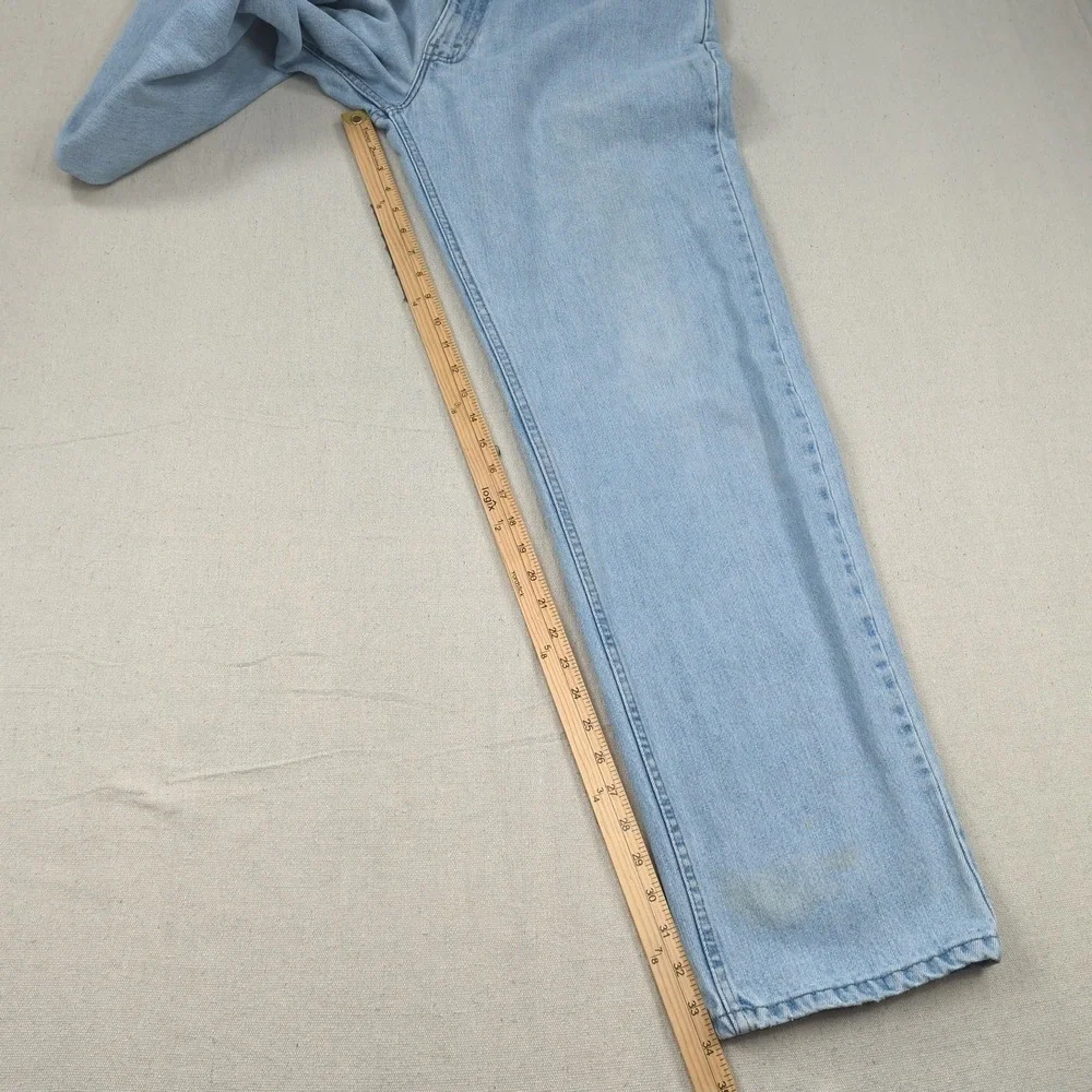 Vintage Levis Jeans Mens 36x34 Blue Silvertab Straight Relaxed 90s Made in USA